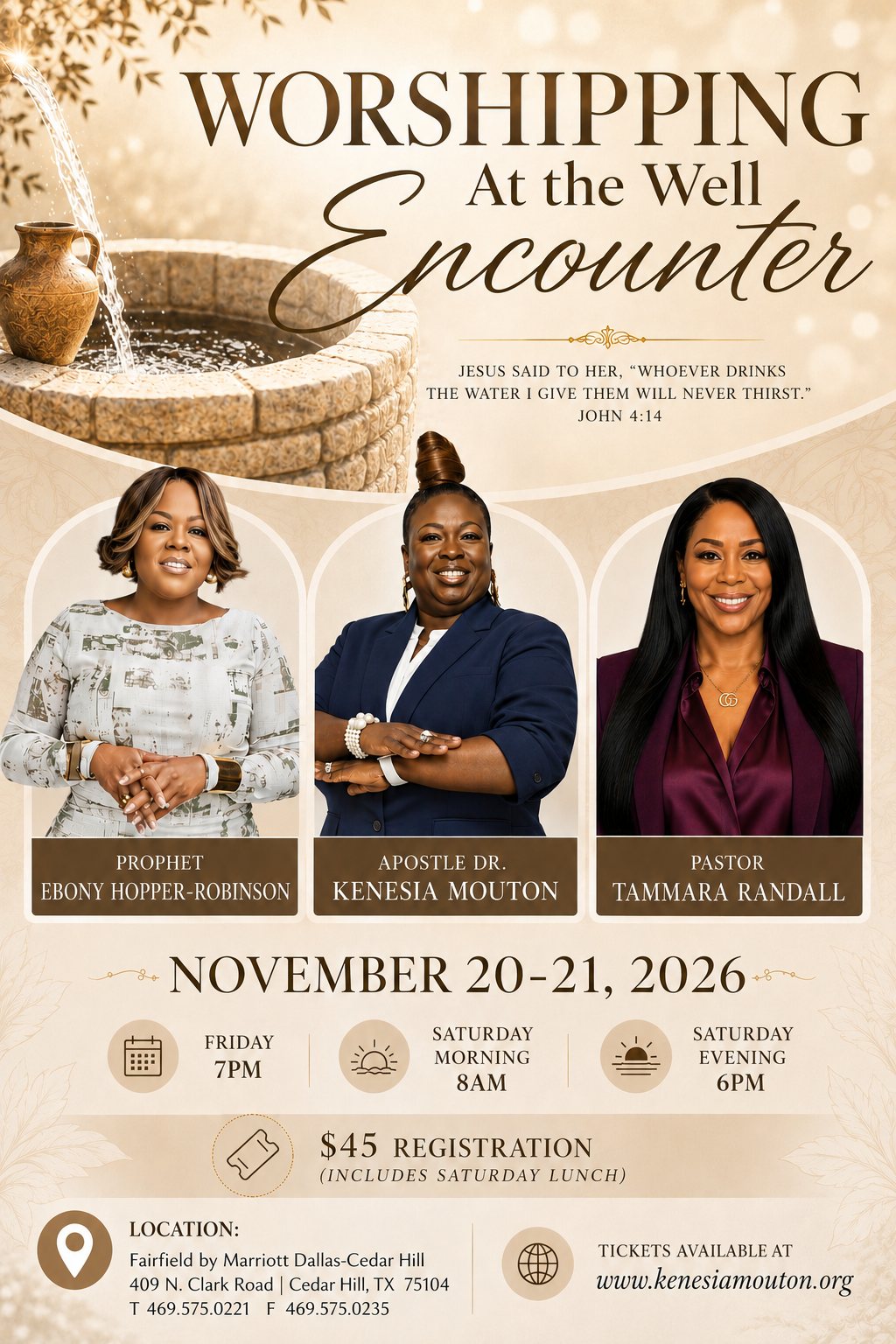 Worship At the Well Encounter
